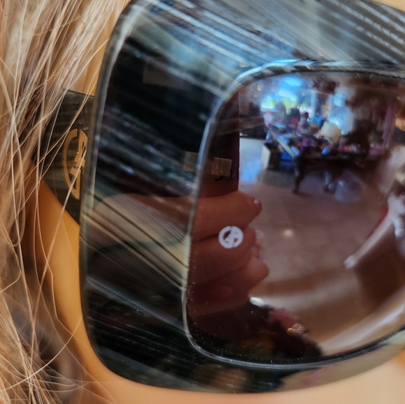 GIORGIO ARMANI Black Grey Striped Vtg Oversized GA 205/S BK6 Logo Sunglasses EUC - Picture 16 of 16